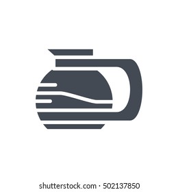 Coffee jar Food Icon Solid Drink silhouette