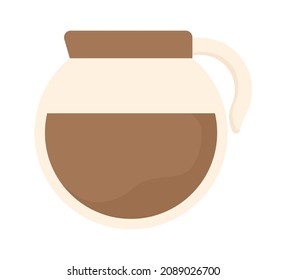 coffee jar icon over white