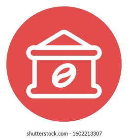 
Coffee Jar Outline bold Vector Icon which can be easily modified or Edited
