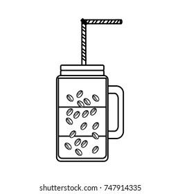 coffee jar  vector illustration