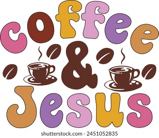 
coffee And jesus T shirt Design Lover