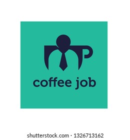 coffee job logo design idea