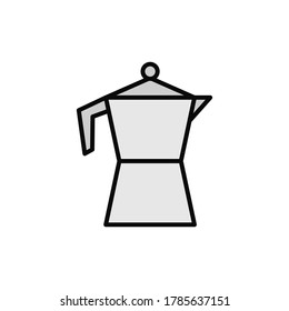 Coffee, jug icon. Simple color with outline vector elements of public catering icons for ui and ux, website or mobile application