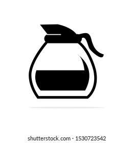 Coffee jug icon. Vector concept illustration for design.