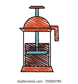 coffee jug vector illustration