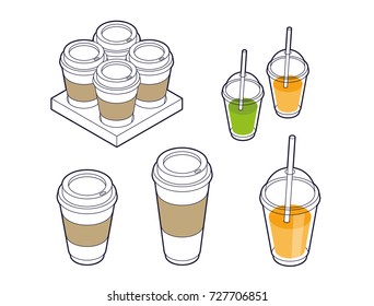 Coffee and juice