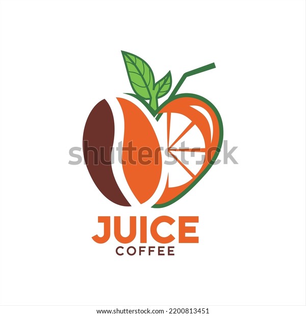 Coffee Juice Logo Design Vector Unique Stock Vector (Royalty Free ...