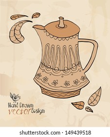 coffee, kettle, design Element
