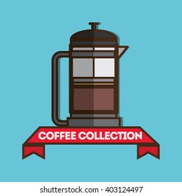 coffee kettle design , vector illustration