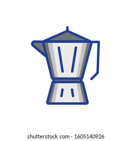 coffee kettle drink isolated icon vector illustration design