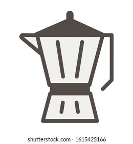coffee kettle drink isolated icon vector illustration design