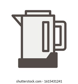 coffee kettle drink isolated icon vector illustration design