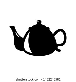 Coffee kettle illustration isolated on white. Design element for logo, label, sign, poster, flyer. Vector illustration