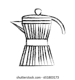 Coffee kettle isolated