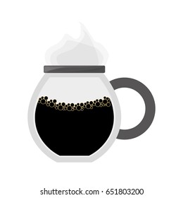 Coffee kettle isolated
