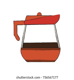 Coffee kettle isolated