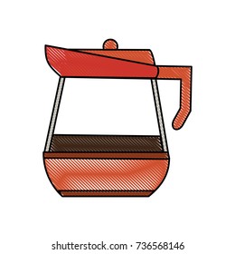 Coffee kettle isolated