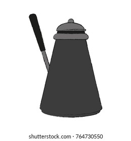 Coffee kettle isolated