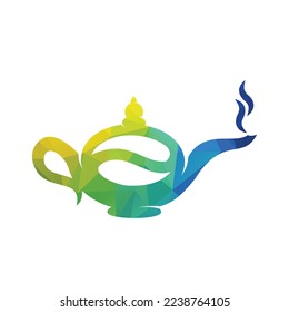 Coffee Kettle logo design icon template.  Coffee pot design vector.