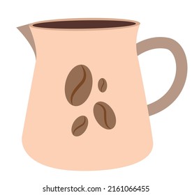 coffee kettle with seeds, design
