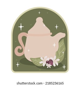 coffee kettle and seeds icon