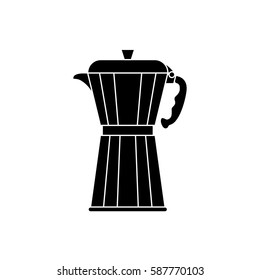 Coffee Kettle stainless icon vector illustration graphic design