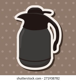 coffee kettle theme elements