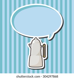 coffee kettle theme elements
