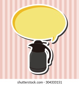 coffee kettle theme elements