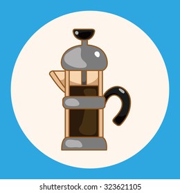 coffee kettle theme elements