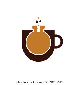 Design-Vorlage für das Coffee Lab-Logo.