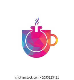 Plantilla de diseño del logotipo de Coffee Lab.
