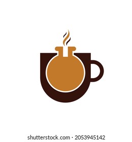 Coffee Lab Logo Design Template.