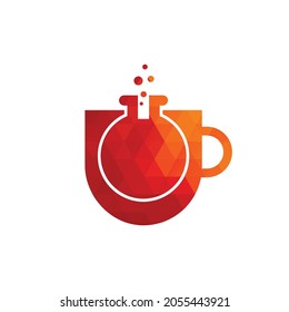 Coffee Lab Logo Design Template.