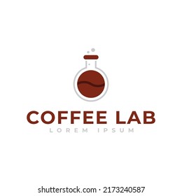  coffee lab logo design template 