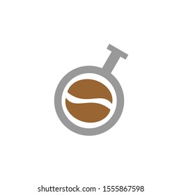coffee lab logo icon. vector graphic