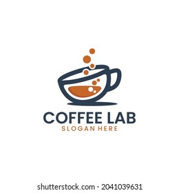 coffee lab , tasty , logo design inspiration