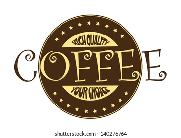 coffee label