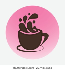 Coffee label , Coffee badge , Coffee logo design
