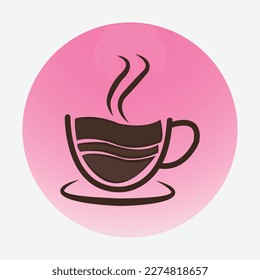 Etiqueta del café , placa del café , Diseño del logotipo del café