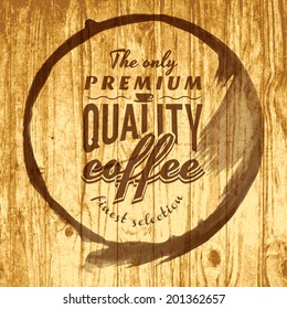 coffee label for cafe in blotch on wood texture tan classical nature texture coffee abstraction background scene wash earth wood cafe space mature mark elderly splatter wooden business panorama table