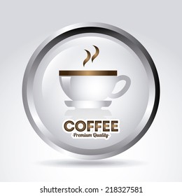 coffee label design ,vector illustration