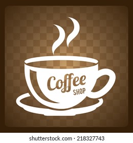 coffee label design ,vector illustration