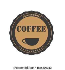 Coffee label. Coffee logo Vector illustrations.