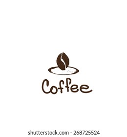 Coffee label. Menu for restaurant, cafe, bar, coffeehouse