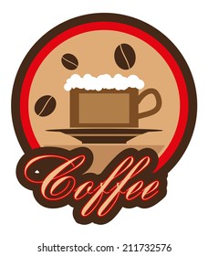 Coffee label template