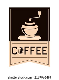 Kaffeezeichen, Vektorsymbol einzeln