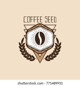 Coffee labels and badges. Retro style. Coffee vintage collection 