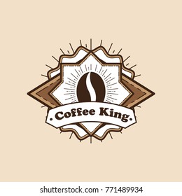 Coffee labels and badges. Retro style. Coffee vintage collection 