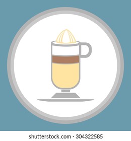 Coffee latte graphic